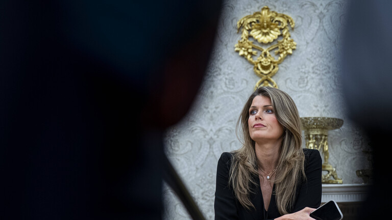 Hier war sie noch Trumps Anwältin: Lindsey Halligan im März 2025 im Weißen Haus