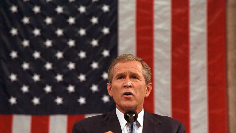 George W. Bush spricht am 20. September 2001 vor dem Kongress