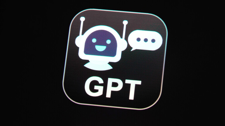 Die Logo einer ChatGPT-App für Künstliche Intelligenz (KI) auf dem Bildschirm eines Smartphones