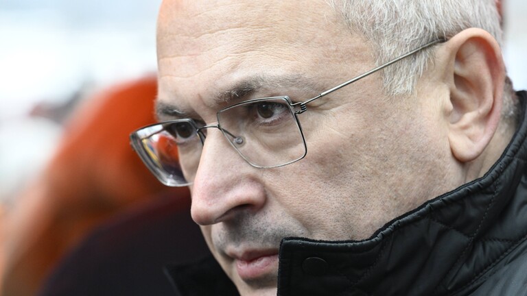 Der im Exil lebende ehemalige russische Oligarch Michail Chodorkowski, 25.02.2024