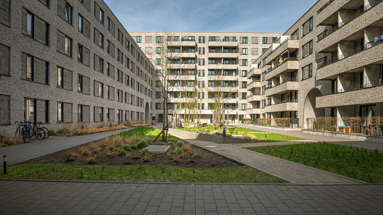 1700 Wohnunge, darunter auch Sozialwohnungen, sind im Pergolenviertel in Hamburg entstanden