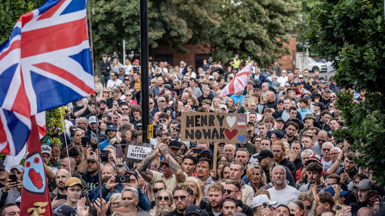 Demonstration in Southampton nach dem Tod eines Studenten