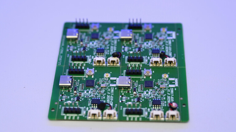 Nahaufnahme eines Mainboards