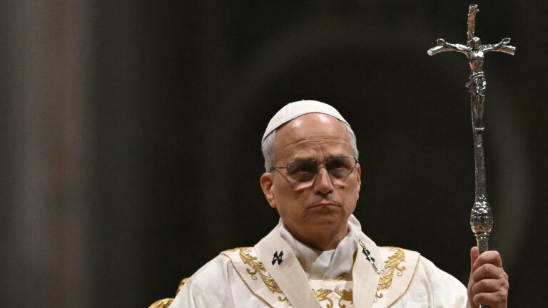 Papst Leo XIV. während des Ostergottesdienstes in St. Peter am 4. April 2026