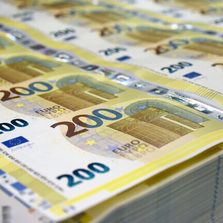 200-Euro-Scheine in der Druckerei