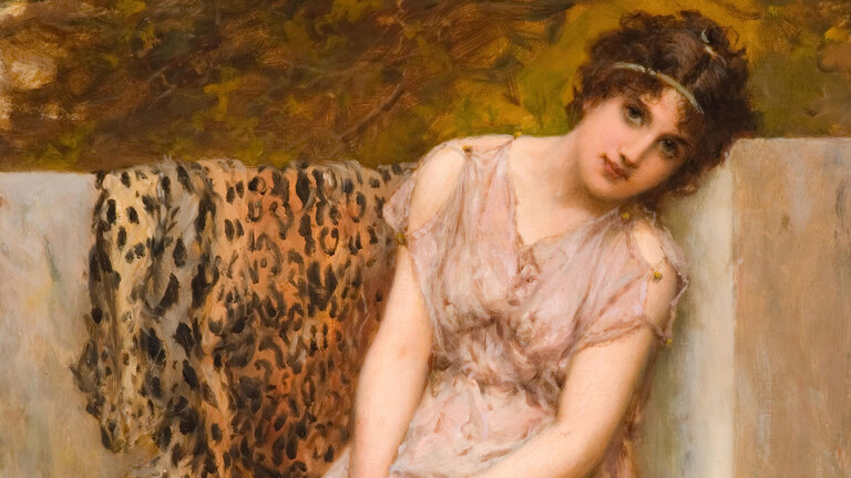 Gemälde einer Frau aus dem 19. Jahrhundert