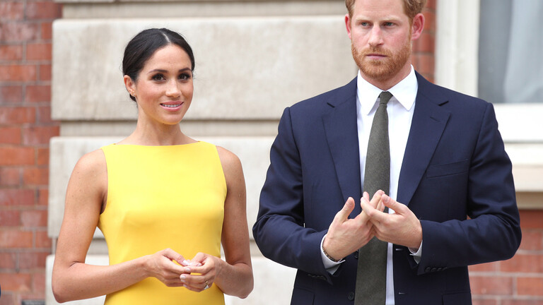 Prinz Harry und Meghan bei einer Preisverleihung.