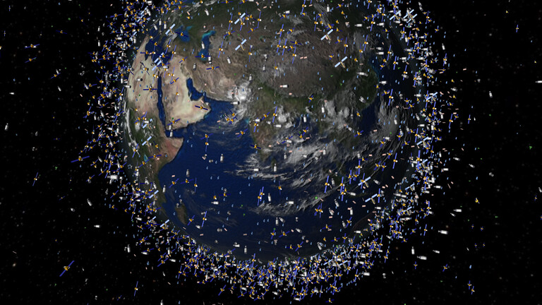 Weltraumschrott im erdnahen Orbit