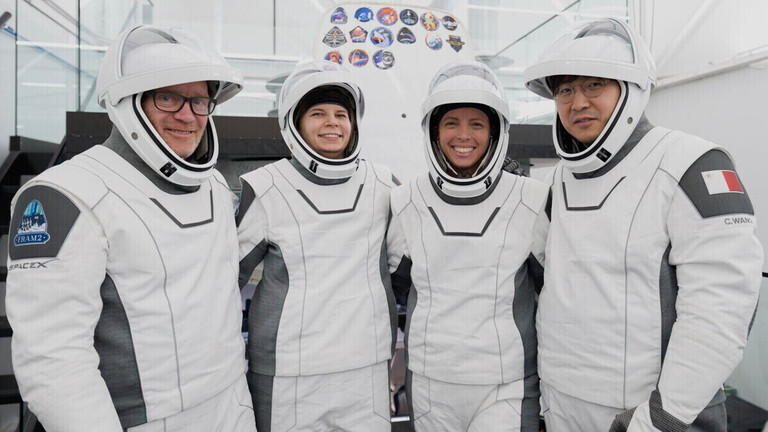 Eric Philips, a polar guide from Australia; Rabea Rogge, a robotics researcher from Germany; Norwegian filmmaker Jannicke Mikkelsen and Chun Wang, a Chinese-born bitcoin investor who is paying for the whole spaceflight and now lives in Malta.