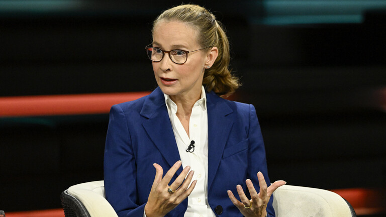 Prof. Frauke Brosius-Gersdorf (Juristin) in einem TV-Studio
