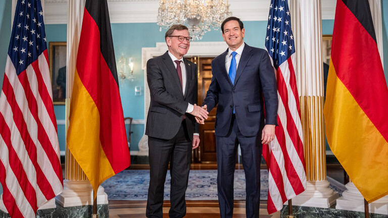 Außenminster Wadephul und US-Außenminister Rubio.