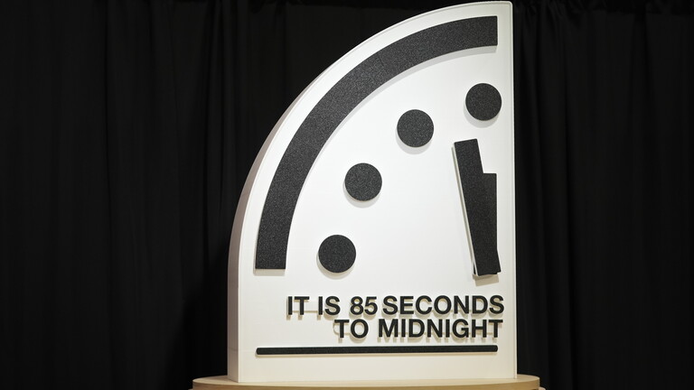 Die Weltuntergangsuhr steht jetzt auf 85 Sekunden bis Mitternacht