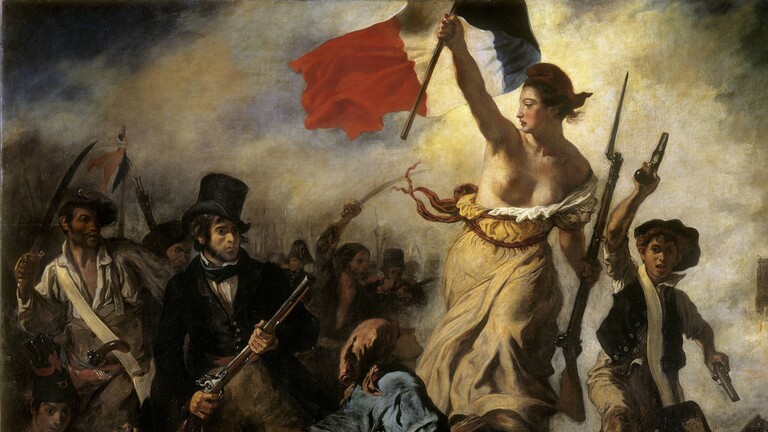 Das Gemälde "Die Freiheit führt das Volk" von Eugène Delacroix