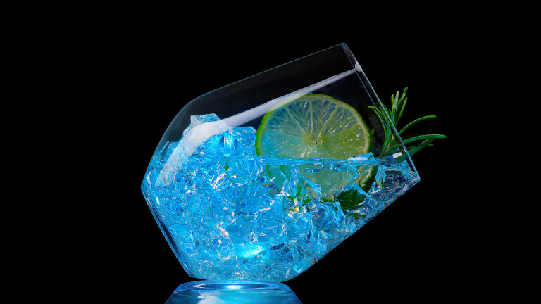 Conceptual photo denoting inequality and injustice. the lower glass shows a closed world, but at the same time, life strives for light no matter what