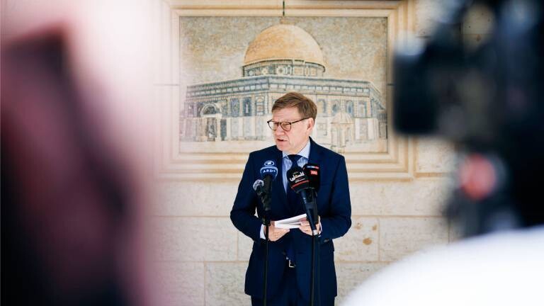 Auf dem Weg zu Sanktionen gegen Israel? Bundesaußenminister Johann Wadephul (CDU) Anfang August im Nahen Osten
