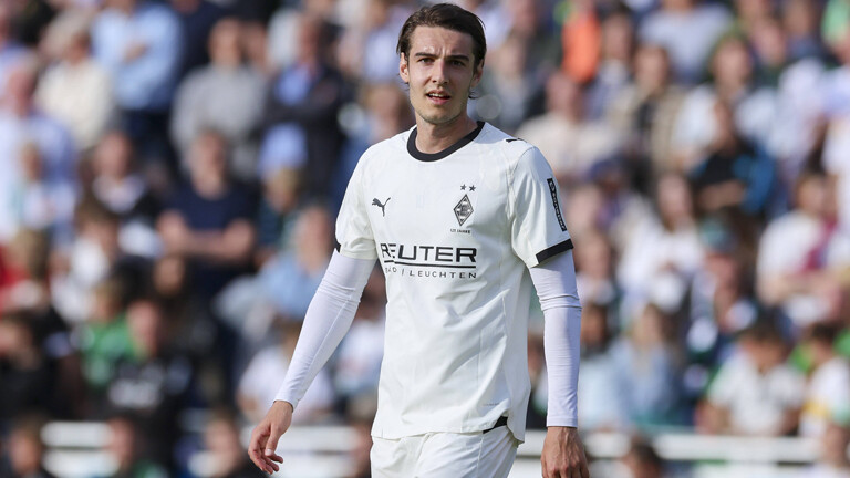 Der Fußballspieler Florian Neuhaus von Borussia Moenchengladbach