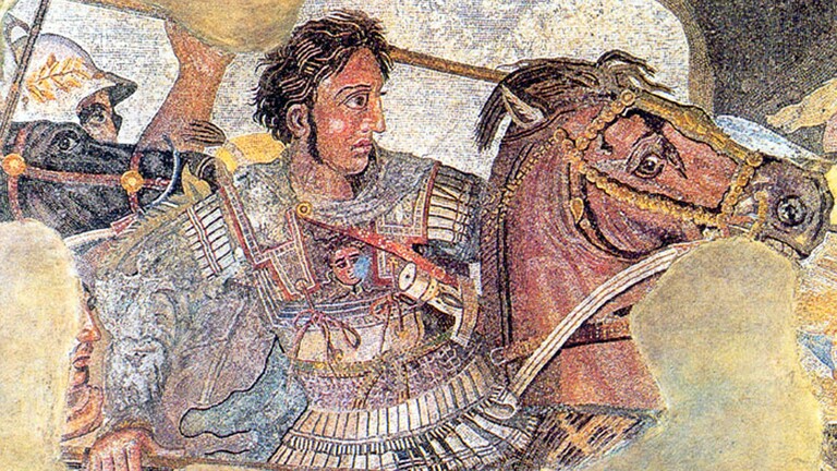 Das Alexander-Mosaik aus der Zeit um 100 v. Chr. ist ein römisches Bodenmosaik, das ursprünglich aus dem Haus des Fauns in Pompeji stammt.