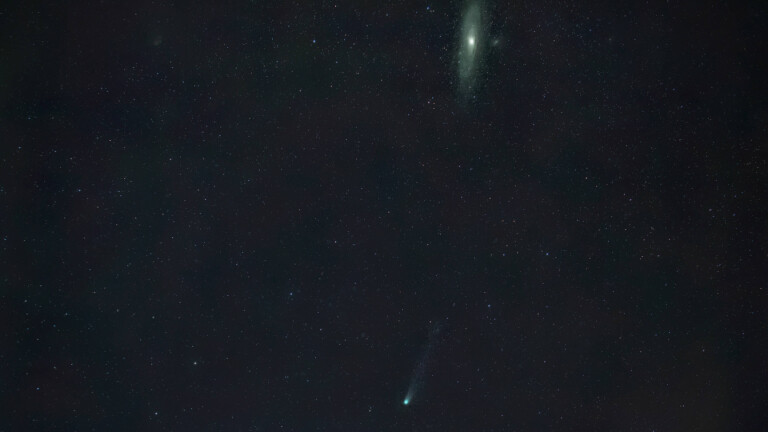 Komet 12P-Pons-Brooks über Sachsen