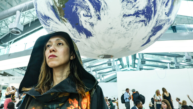 Teilnehmerin bei der UN-Klimakonferenz COP30 in Belem, Brasilien