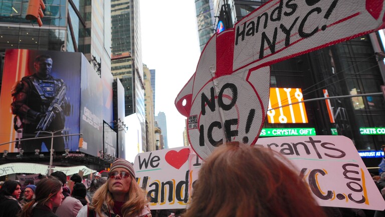 Demo in NY gegen ICE