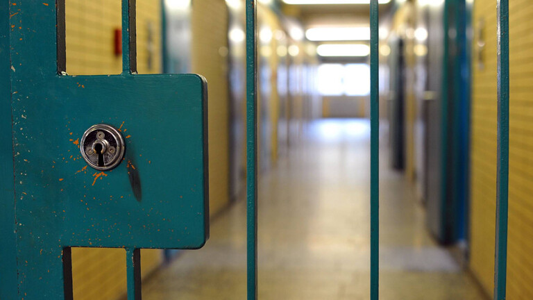 Tür in saarländischer JVA