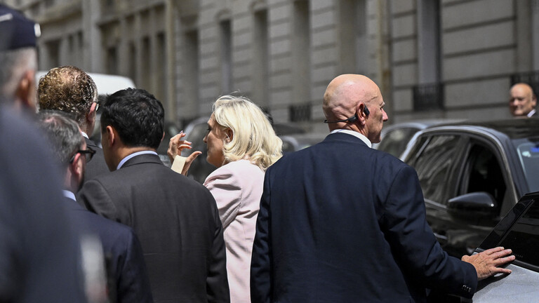 Marine Le Pen nach dem Urteil am 07.07.2026 in Paris