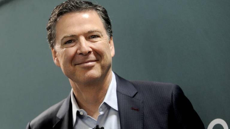 Archivfoto des ehemaligen FBI-Chefs James Comey aus dem Jahr 2018